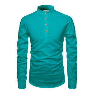 Kurta Masculina Pura Pura Lisa para Homens