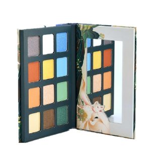 Eyeshadow Palette Vintage Style 12-Color Matte Makeup Palette Fine Shimmer Pearlescent Eyeshadow