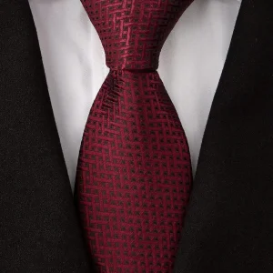 Men's Necktie Classic Silk Tie Woven Jacquard Neck Tiesb131