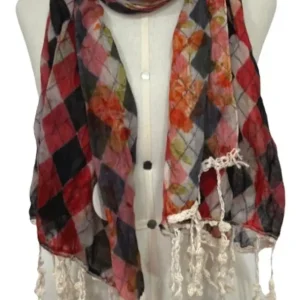 Echarpe Dupla Face Lenço Xale Pachmina Moda Boho Pecl006768