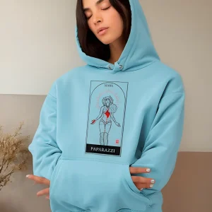 Blusa Moletom Canguru Mmix Paparazzi Lady Gaga Cantora Girl