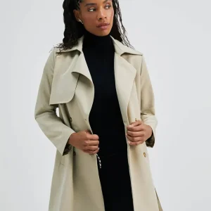 Casaco Trench Coat Feminino Com Faixa Hering