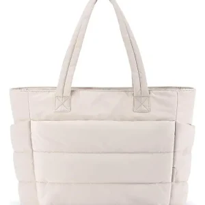 Zmm Women's Tote Bag, Lightweight Puffy Tote Bag With Jykz