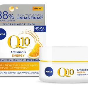 NIVEA Creme Facial Antissinais Q10 Energy Dia FPS 15 50g