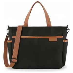 Bolsa Feminina Tote Bag Elegante Em Nylon Trabalho Faculdade