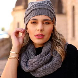 Toca Touca Gorro Feminina Masculina Benie Cachecol Gola Frio