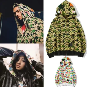 Casaco Com Capuz Shark Camouflage L