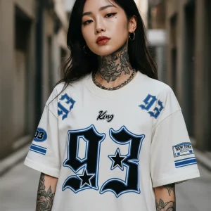 Tshirt Camiseta King 93 Estampada Feminina 100% Algodão Nova