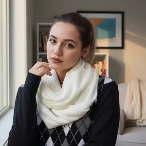 Maxi Gola Cachecol De Lã Várias Cores Pronta Entrega