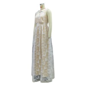 Women's fashion lace dress sexy banquet party evening dress dress women