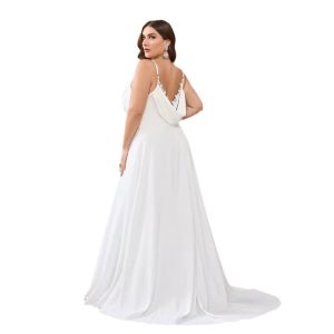Women's fashion solid color lace stitching sexy sleeveless suspender dress dress dress