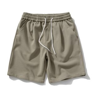 Carefully Selected Japanese Shorts for Teenagers, New Rope Trousers, Loose Summer Outer Wear, Casual Sports Solid Color Shorts for Boys