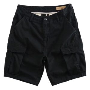 Summer Trendy Brand Tooling Shorts Men's Japanese Style Loose Retro Distressed Casual Pants Men's Outwear Fashion Pants