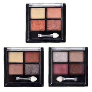 Pearlescent Eye Shadow 4-Color Fine Glitter Eye Shadow Easy to Color Versatile Matte Eye Shadow Palette