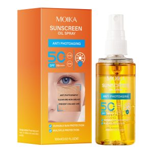 Sunscreen Oil Spray Anti-Uv Isolation Protection Body and Face Care