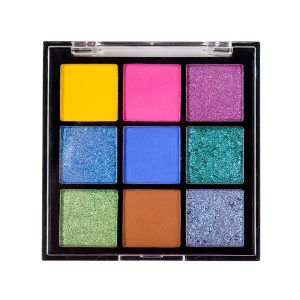 9-Color Eyeshadow Palette  Stage Makeup Palette Pearlescent Eyeshadow Palette Transparent Nine-Square Grids European and American Smoky Eye Makeup