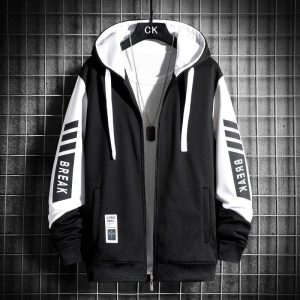 Free Shipping Youth Outwear Jacket 2022 Trendyy Student Handsome Hooded Sweatshirt Fashionable Spring and Autum Versatile Boys