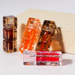 Lip Glaze Amber Matte Small Square Sugar Moisturized Mirror Lip Gloss Brand Velvet Soft Mist Lip Glaze
