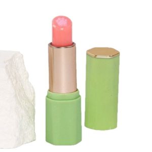 Lip Balm Moisturizing Lip Balm Hexagonal Green Lip Gloss Moisturizing Light Lip Balm Lip Moisturizing Balm