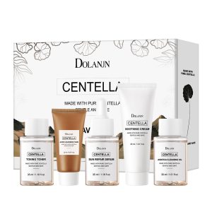 Centella Asiatica Hydrating, Moisturizing and Anti-Wrinkle Five-Piece Skin Care Product