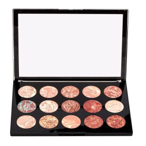 Matte Eyeshadow Earth Tones Face Makeup 15-Color Mixed Color Powder Eyeshadow Highlighter Contouring Powder Palette
