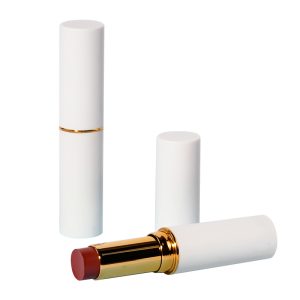 White Tube Lipstick with Delicate Color, Silky, Light and Matte Lip Gloss Small Tube Moisturizing Lipstick